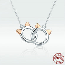 Load image into Gallery viewer, &quot;My Feline Spirit&quot; Sterling Silver Necklace