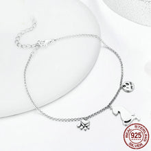 Load image into Gallery viewer, &quot;I Love My Cat&quot; Sterling Silver Bracelet