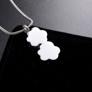 "Forever With Me" Memorial Paw Necklace