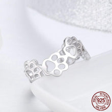 Load image into Gallery viewer, &quot;Forever Walking By My Side&quot; Sterling Silver Ring