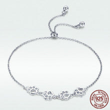 Load image into Gallery viewer, &quot;Forever Walking By My Side&quot; Sterling Silver Bracelet